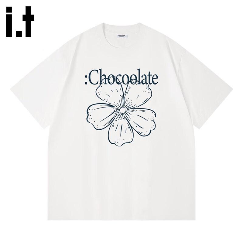 

:CHOCOOLATE Футболка с коротким рукавом с принтом «Ромашки для пары» S