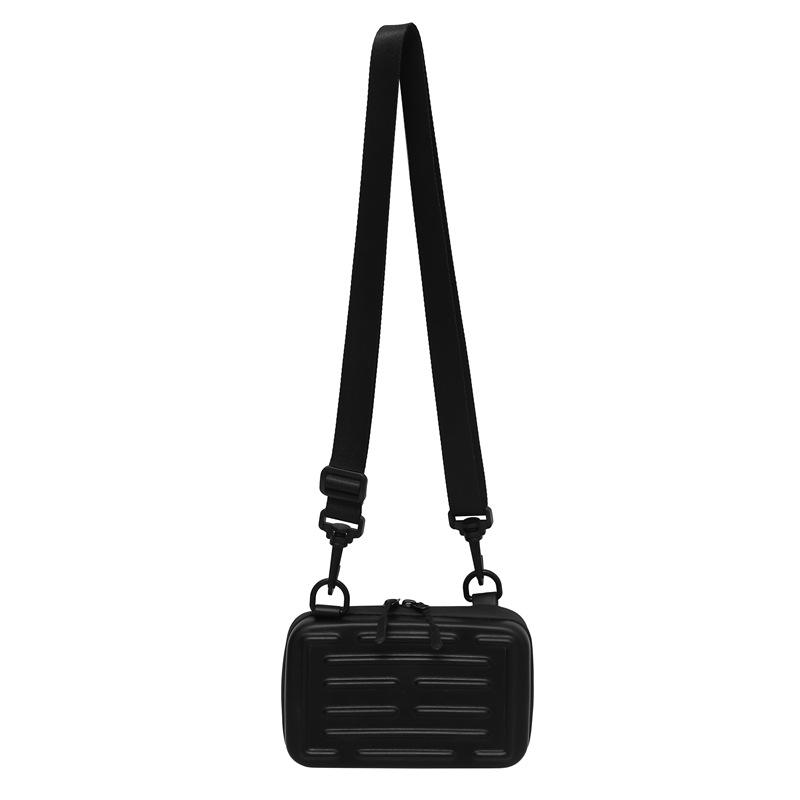 

Весенняя мода 2025 года универсальная дорожная маленькая сумка женская однотонная с высокой текстурой женская на плечо сумка-мессенджер маленькая квадратная сумка чёрный