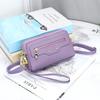 Multifunctional Genuine Leather Crossbody Bags Wristlet Strap Cell Phone Pouch Purses Small Crossbody Bag Handbag for Women