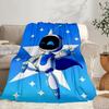 Avventura Spaziale Astro Bot Coperta Portatile/Coperta Morbida Biancheria da Letto Adatta per Viaggi Campeggio Soggiorni Uffici Divani Regali per Fan