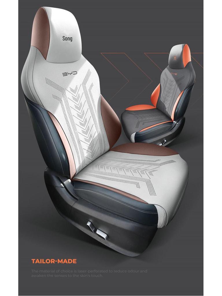 BYD Song PRO 5-Seat Car Seat Cushion Cover - Universal Semi-Package Saddle Pad