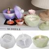 Geometrical Candlestick Silicone Mold Octagonal Rhombus Storage Holder Resin Mold DIY Candle Storage Container Molds