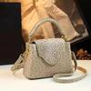 2025 Spring Fashion Women's Ostrich Pattern Crossbody and Shoulder Handbag