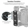 Multifunction Mounting Plate Cheese Plate With 1/4inch-20 And 3/8inch-16 Connection Board For Photographic Equipment