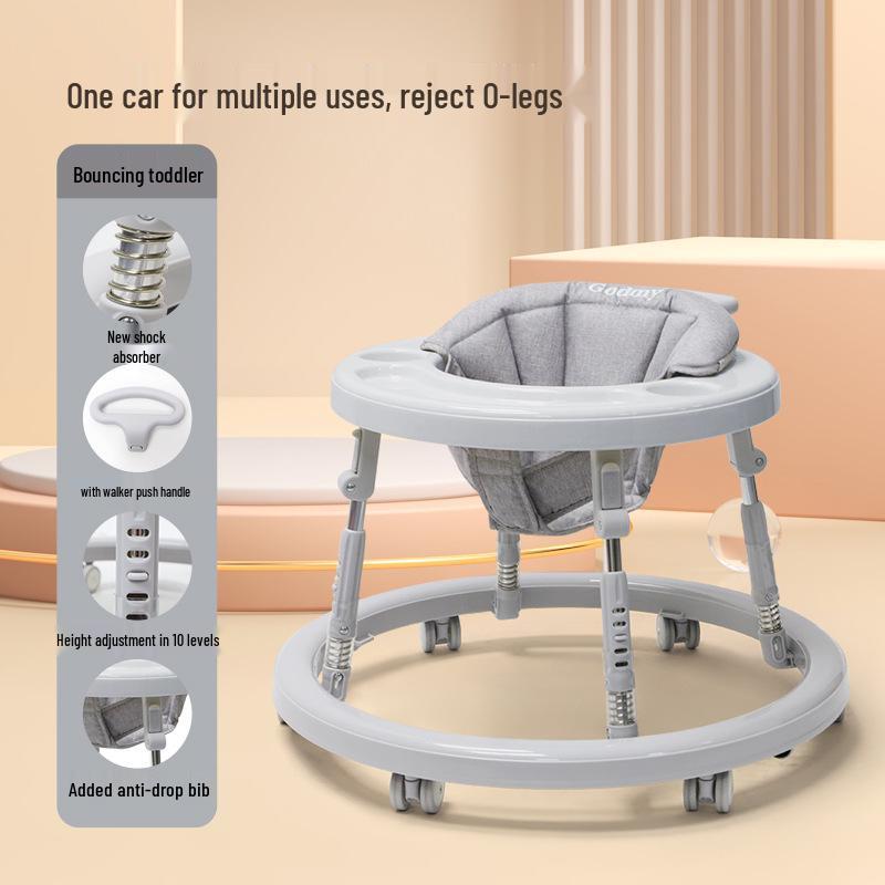 2023 Multi-Function Baby Walker Stroller: Anti-O-Leg Walking Aid for Children