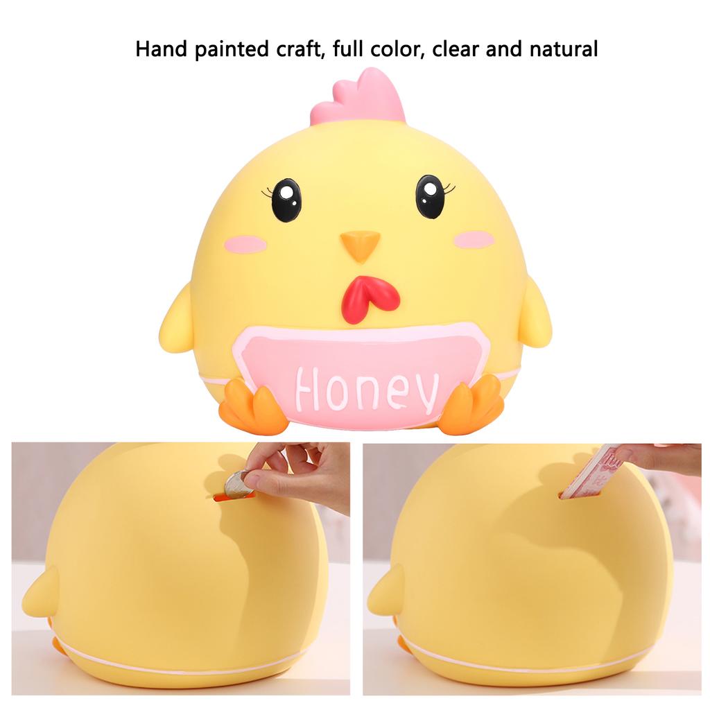Bank Large Internal Capacity Cute Cartoon Broken Resistant Hand Painted Money Bank for Home Decoration Gifts