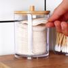 2x Bathroom Container Organizer for Cotton Buds and Hygienic Cosmetic Pads