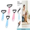 1PCS 430 Stainless Stee Professional Pet Deshedding Brush 2 Sided Dematting Dog And Cat Hair Remover Grooming Shedding Supplie