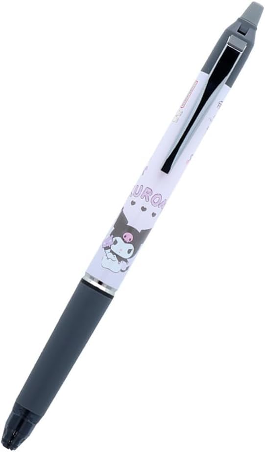 Sanrio FriXion Knock Zone Ballpoint Made In FriXion Ballpoint Pen and Kuromi Set Name 0.5 Pen, Japan, (FriXion, Stickers)