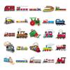 50 Sheets of Cute Train Cartoon Stickers - Waterproof DIY for Phones & Suitcases