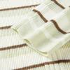 Letting Striped Faux Two-Piece Slim-Fit Sweater