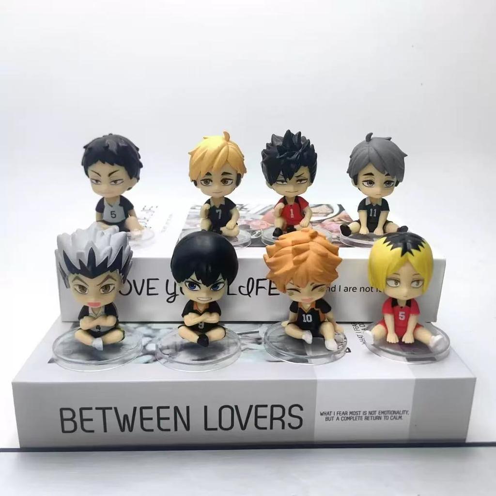 Figurină Haikyuu Anime Nishinoya Yuu Hinata Shouyou 10CM Costum Model Animație Jucării Cadouri Colecție Ornamente Decorațiuni PVC