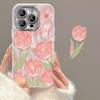 Tulip for iPhone16Pro Mobile Phone Case 15promax Apple 14 Feather Case 13 Women 1211