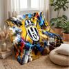 Coperta a tema Juventus FC Morbida coperta in flanella Coperta morbida tipo plaid Coperta accogliente per divano e letto per arredamento domestico