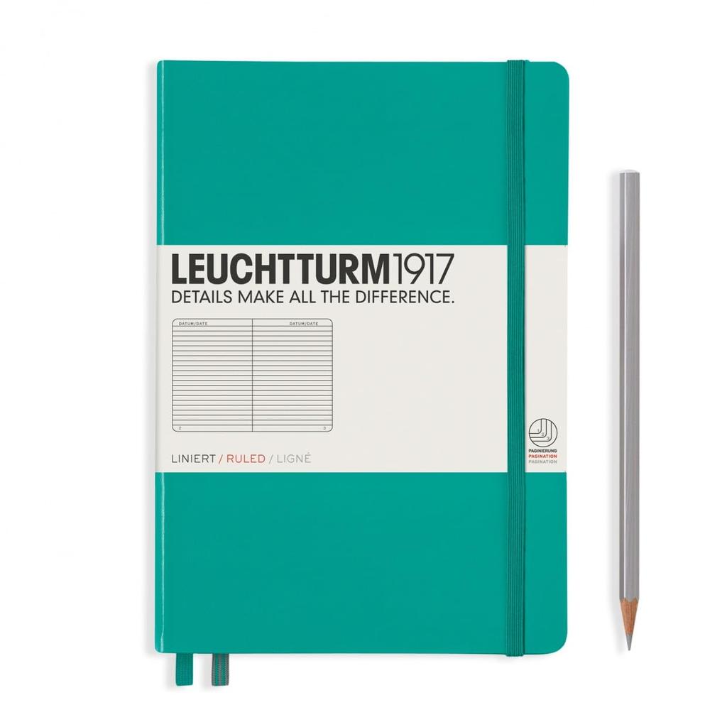 Leuchtturm Notebook A5 Lined Emerald 344790 Official Import