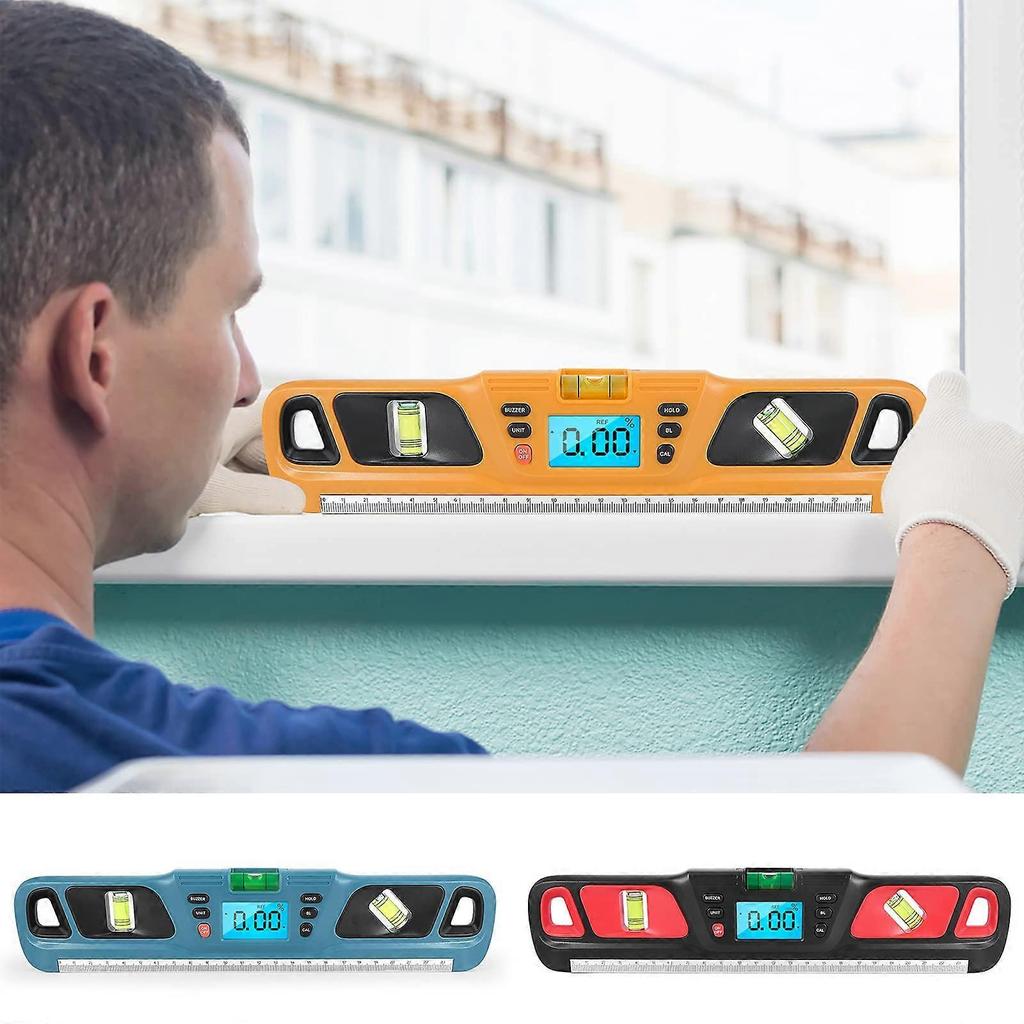 Neigungsmesser, Digitaler Neigungsmesser Winkelmesser Messgerät Wasserwaage Aufrechte Magnet 360 Grad Bereich mit Hintergrundbeleuchtung