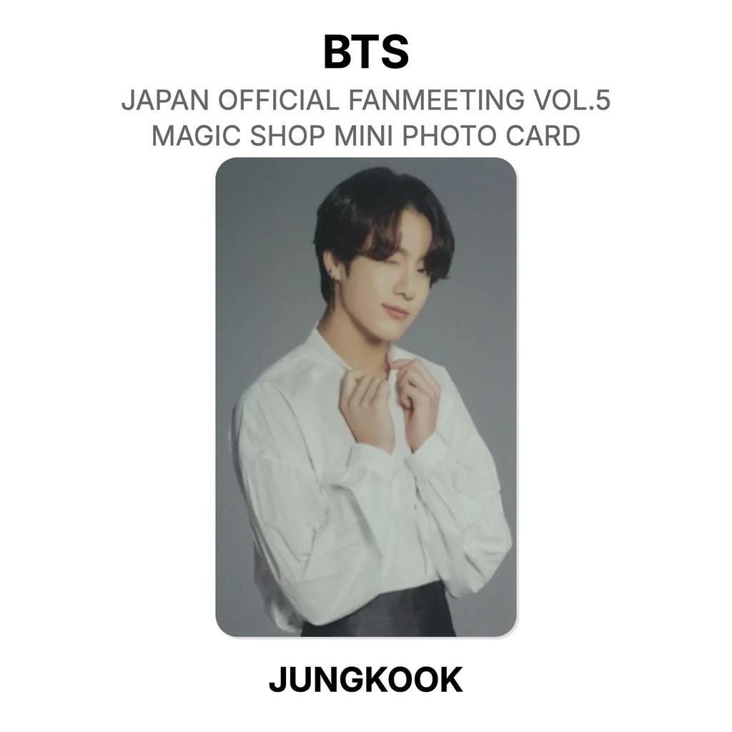 BTS JAPAN OFFICIAL FANMEETING VOL.5 MAGIC SHOP MINI PHOTO CARD Official Photocard