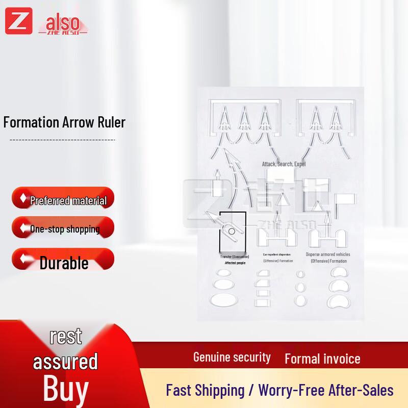 Zheye Tactical Plotting and Drafting Templates