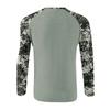 Camouflage Style Printed Raglan Sleeves Men's Short Sleeved Top