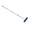 30cm Heavy Duty Steel Wire Broom Stainless Steel Telescopic Handle Outdoor Floor Scrub Brush 160cm   62.99in