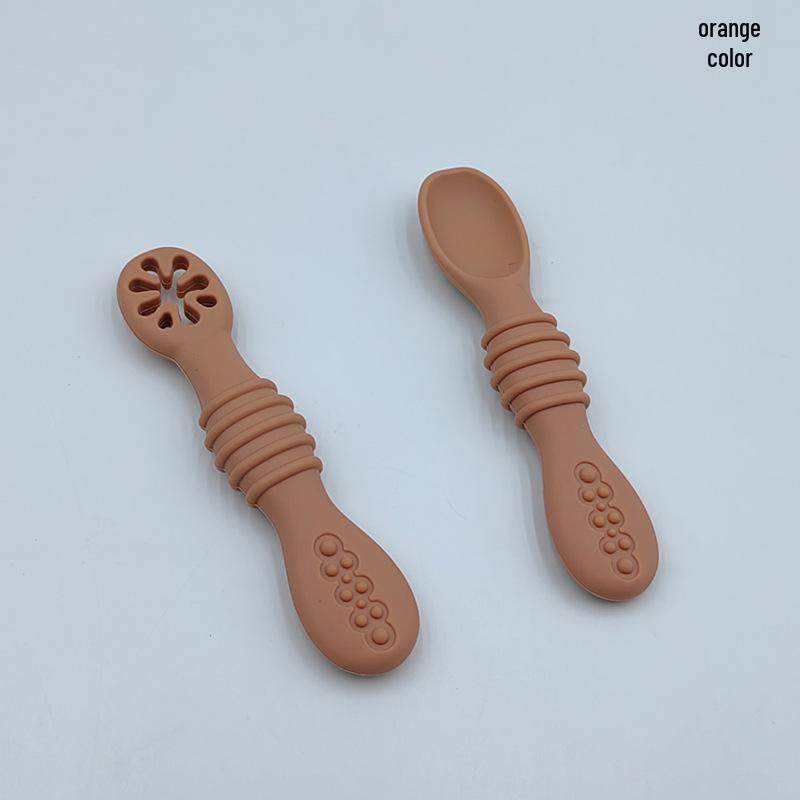Baby Silicone Feeding Spoon Set for Training and Complementary Foods