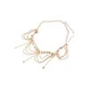 Gold Metal Body Chain Body Jewelry Pearl Tassel Waist Chain Summer   Girls