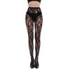 Women Halloween Party Fishnet Pantyhose Stockings Vintage Skull Skeleton Ghostly Patterned Mesh Tights Hosiery Clubwear