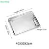 Stainless Steel Rectangular Food Trays Set - Reusable Kitchen Trays for Baking, Food Storage & Catering (Assorted Sizes)