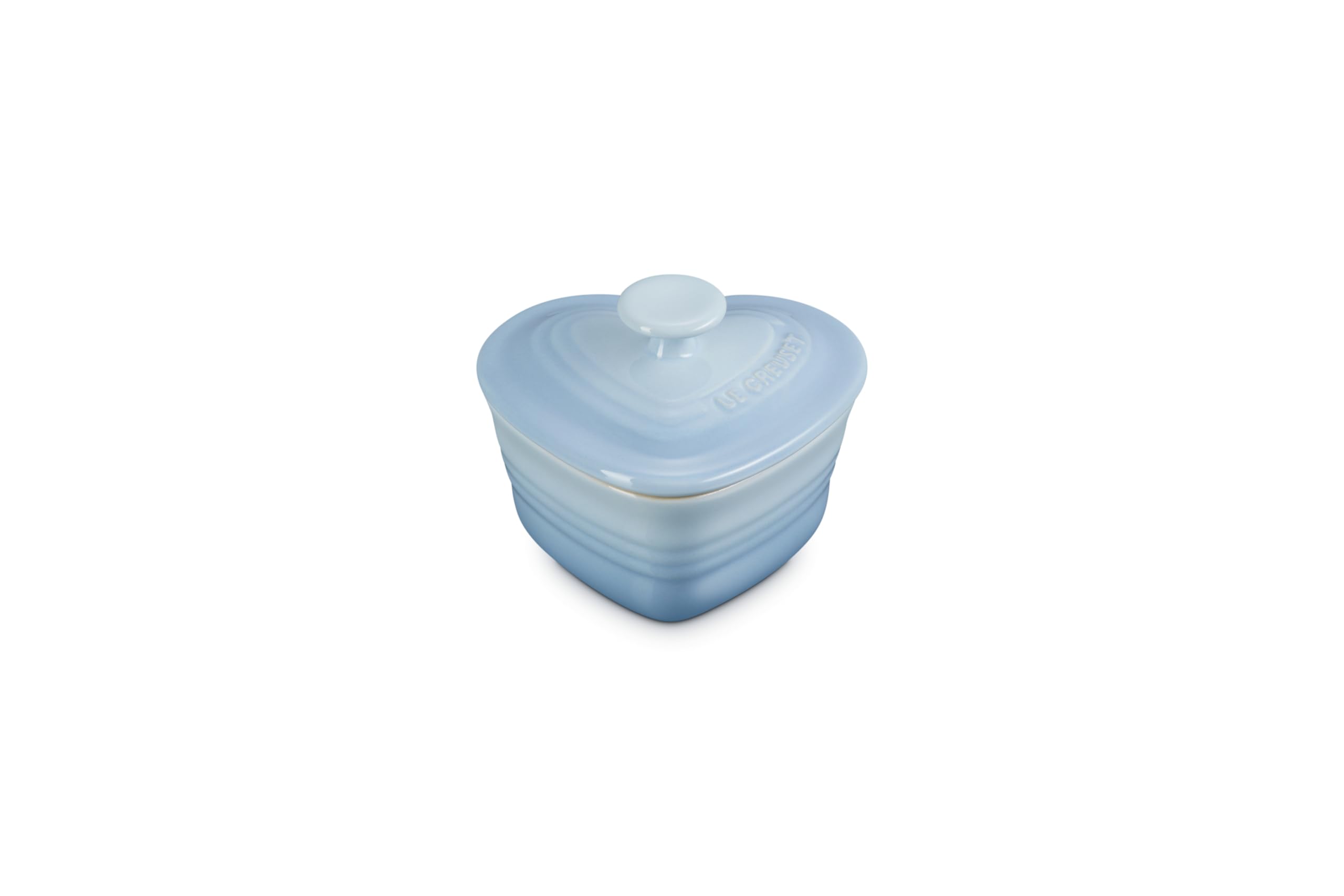 Le Creuset Ramkan d Amour S size with lid Coastal blue