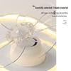 Modern Minimalist Rechargeable Ceiling Fan with LED Light