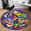 1pc Mario Party Office Round Area Rug, Under Office Chairs Bedroom Living Room Home Decor, Room Decoa1016217