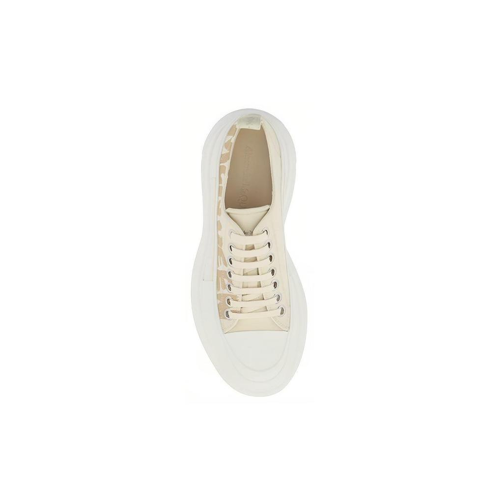 Alexander Mcqueen Tread Slick Low Lace Up Beige Women's 708753W4RQ22257