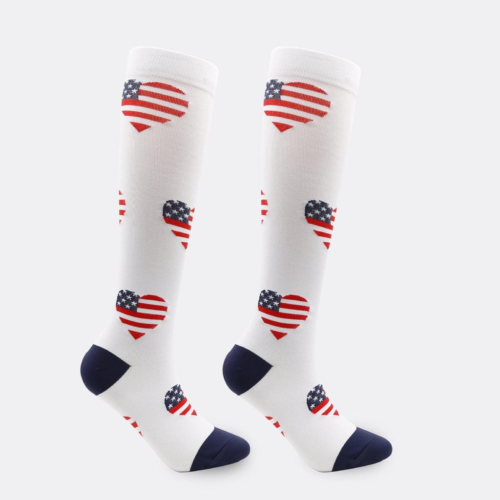 33 Styles: Sports Compression Long Socks - Elastic & Colored