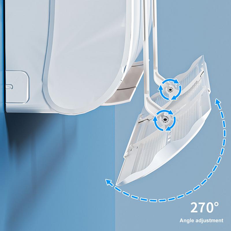 Air Conditioner Deflector Retractable Anti Direct Blowing Air Conditioner Shield Air Conditioner Flows Deflector Retractable