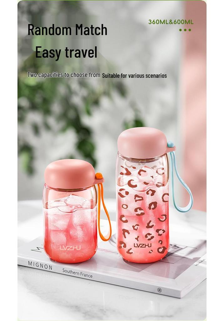 Tritan Green Bead Water Cup 2026 - Portable, High-Temperature Resistant Milk Coffee Shaker Cup