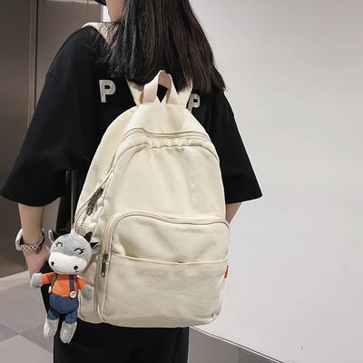 School Bag New Large-capacity College Backpack Unisex Couple School Bag