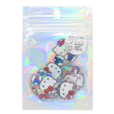 Hello Kitty [Flake Sticker] Aurora Hologram Clear Flake Sticker Sanrio