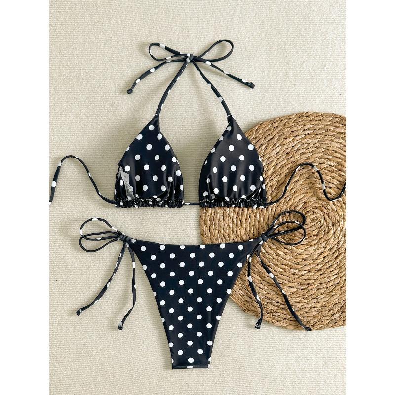 Set Costume da Bagno da Donna, Bikini Due Pezzi, Costume da Bagno per Vacanze al Mare