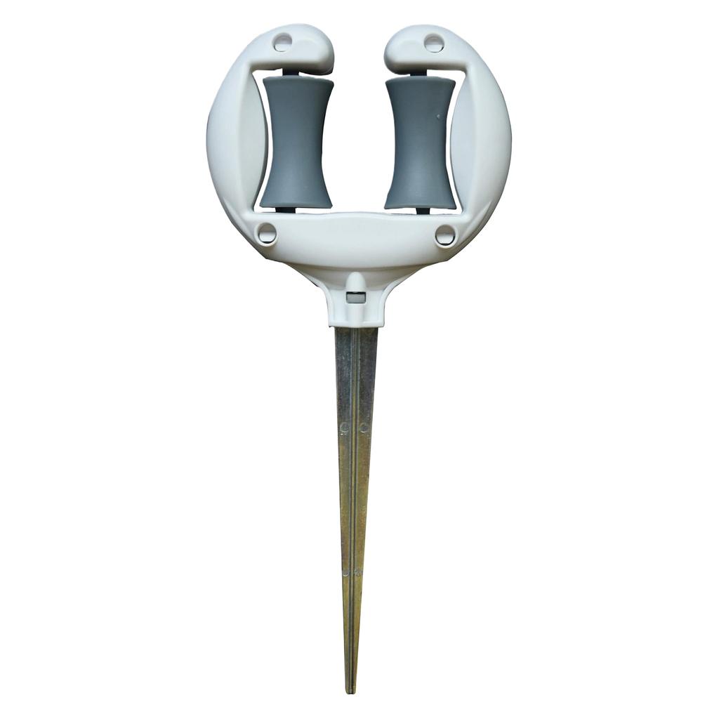 Garden Hose Guide Nail Water Pipe Positioning Holding Smooth Roller Pointed Head Outdoor Yard Irrigation Tool white Or Orange