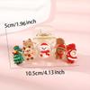 1pc Large 10.01 cm Santa & Reindeer Christmas Hair Claw Clip for Women - Elegant Cute Shark Clip with Secure Hold