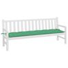 Garden Bench Cushion Green 200x50x7 Cm Oxford Fabric