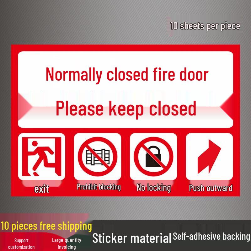 Fire Door Sign