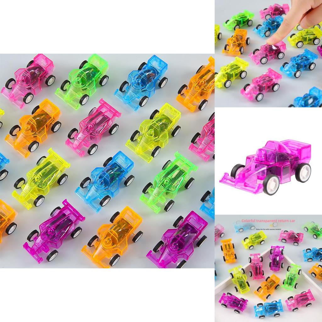 Simulation Mini Inertial Transparent Car Model Children Toy For Boys With Visual And Sensory Development