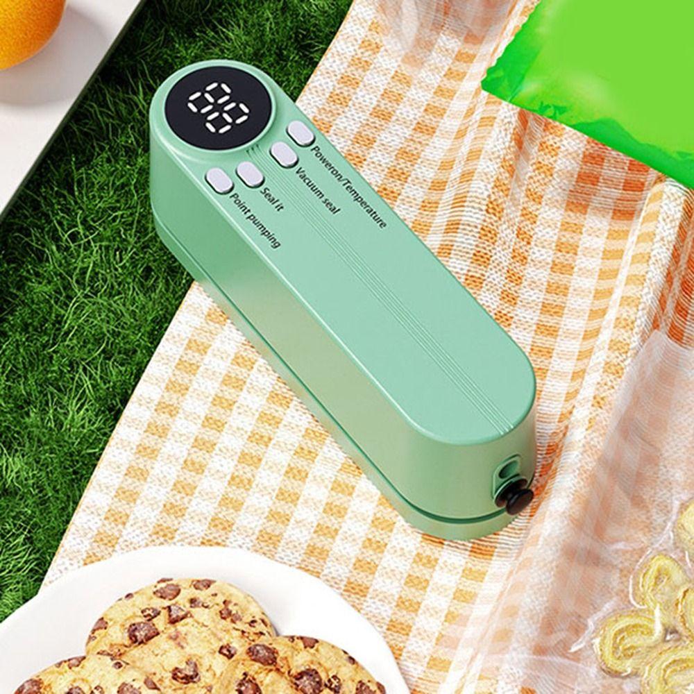 USB Charging Automatic Vacuum Sealer Compact Food Sealer Vacuum Packaging Machine  Kitchen