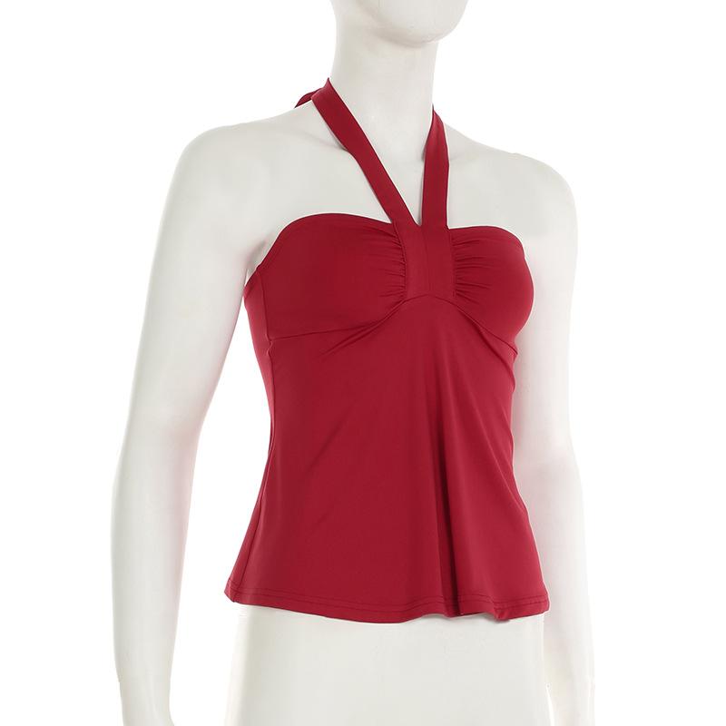 Damen Neckholder Neckholder Sexy Neckholder Abnehmen Altersreduzierung Weste Top