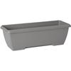 Planter - GARDEN ID Teramo - Black 60 Cm - Solidity - Integrated Water Reservoir - Recycled & 100% Recyclable - Volume for Plants