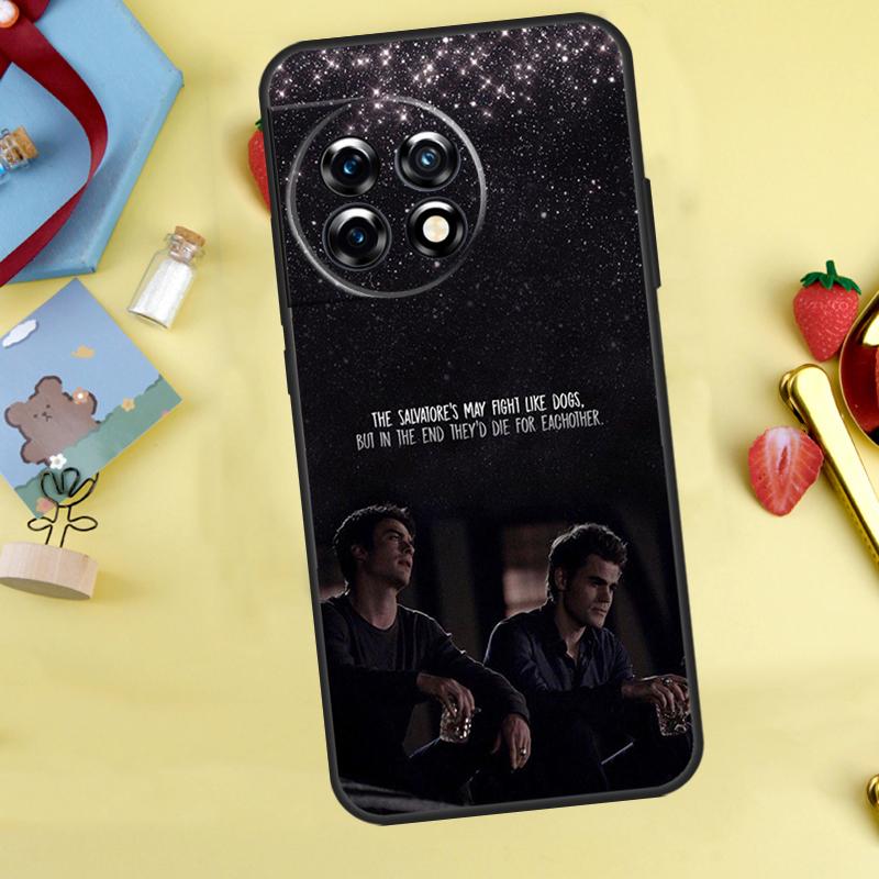 Vampire Diaries Damon Salvatore Fodral För OnePlus 13R 12R 13T 15 13 12 11 10 9 10R 10T 8T Nord 5 CE 4 2 3 Lite N20 N30 Skydd