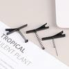 10Pcs Black Metal Pinch Alligator Hair Clips 40Mm With Wire Coil Spring Craft Hairpin For  Party Favor Children Toy