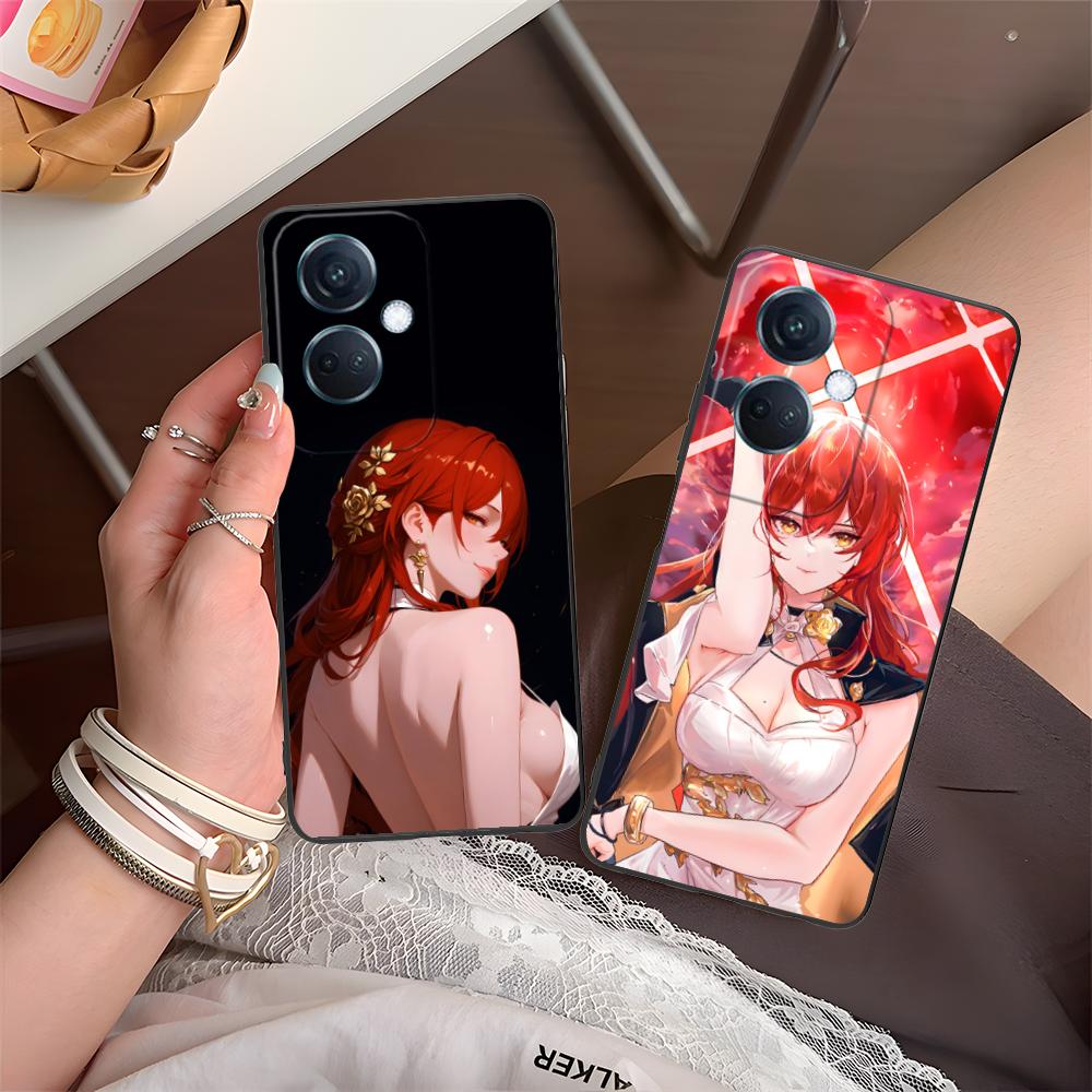 HSR Himeko Matte TPU Mobile Phone Case for OPPO Find X9 X8 X7 X6 X5 X3 X2 Plus s Pro Ultra Lite Colorful Printing Cover