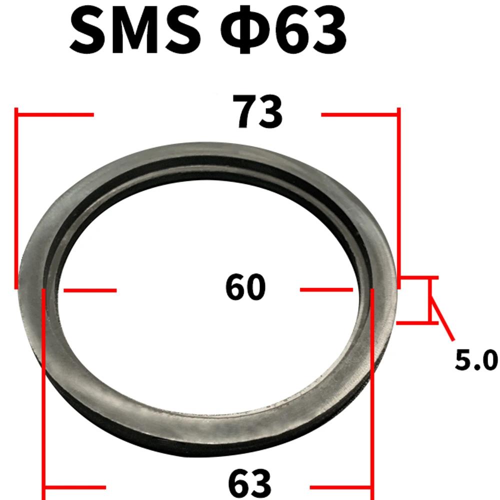 19 25 32 38 45 51 57 63 -159mm EPDM Flat Seal Gasket For Stainless SMS Union Sanitary Homebrew